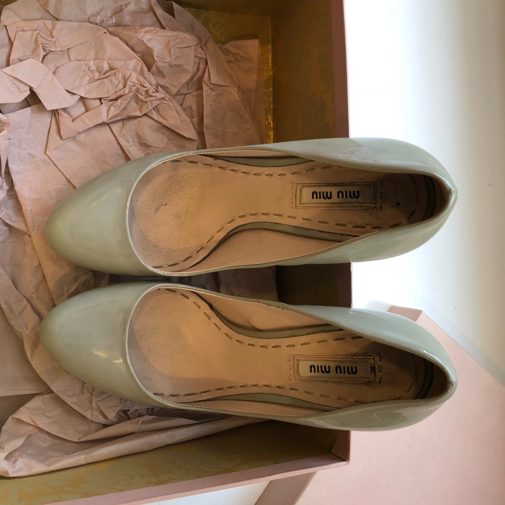 Miu Miu platform pumps